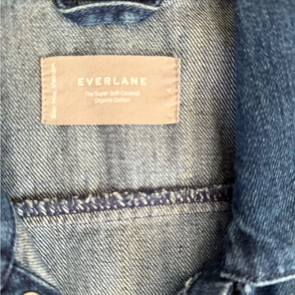 Everlane Dark Blue Denim Jumpsuit - Picture 3 of 3